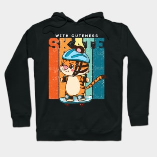 Skate With Cuteness Hoodie